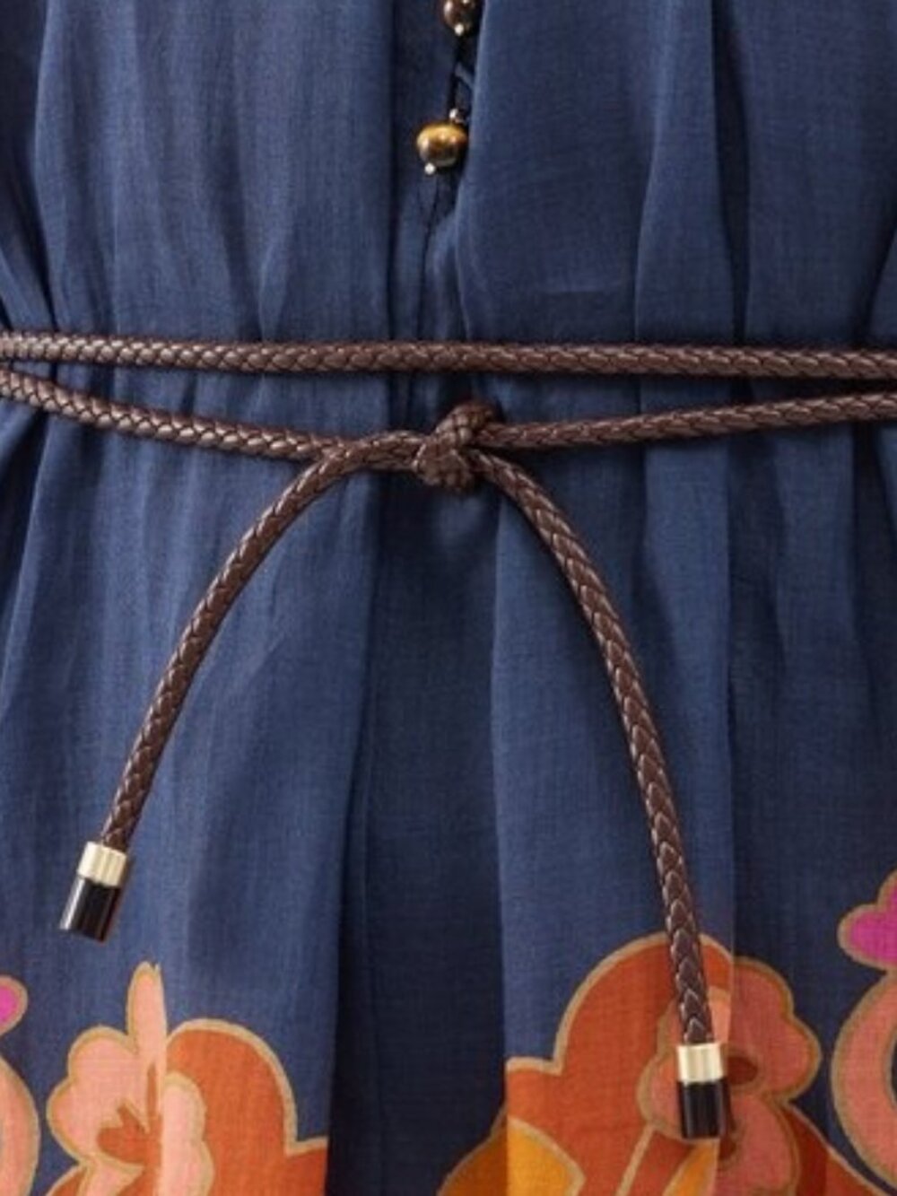 Acadian Belted Lantern Dress - Picture 3 of 13